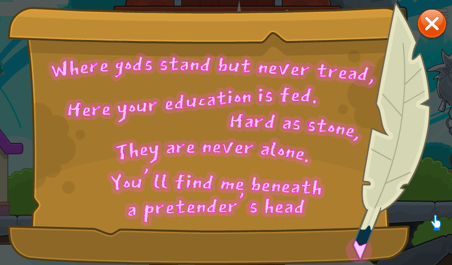 Riddling Rumpel Challenges Poptropicans to a Fairytale Twist Side